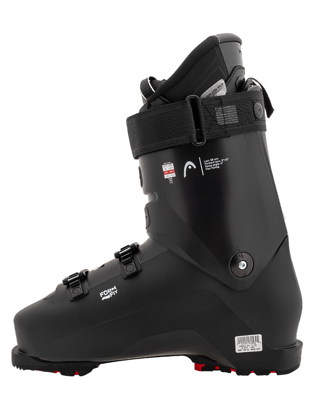HEAD Formula RS 110 GW - Black/Red 4/4