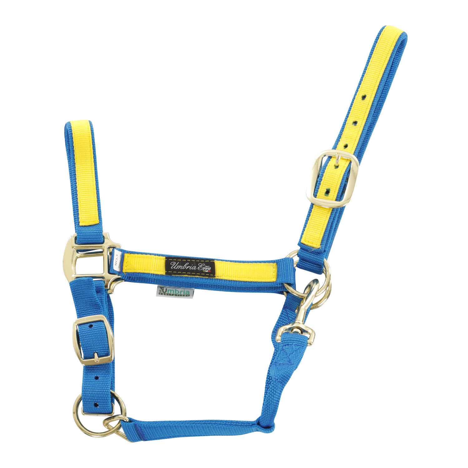UMBRIA EQUITAZIONE Nylon halter met gekleurde insert