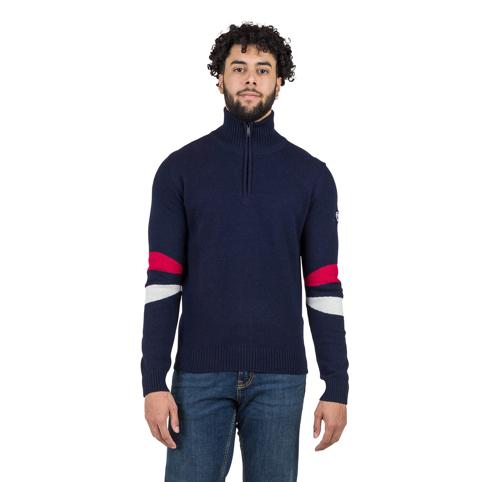 Suéter masculino Rossignol Signature Hz Knit 1/5