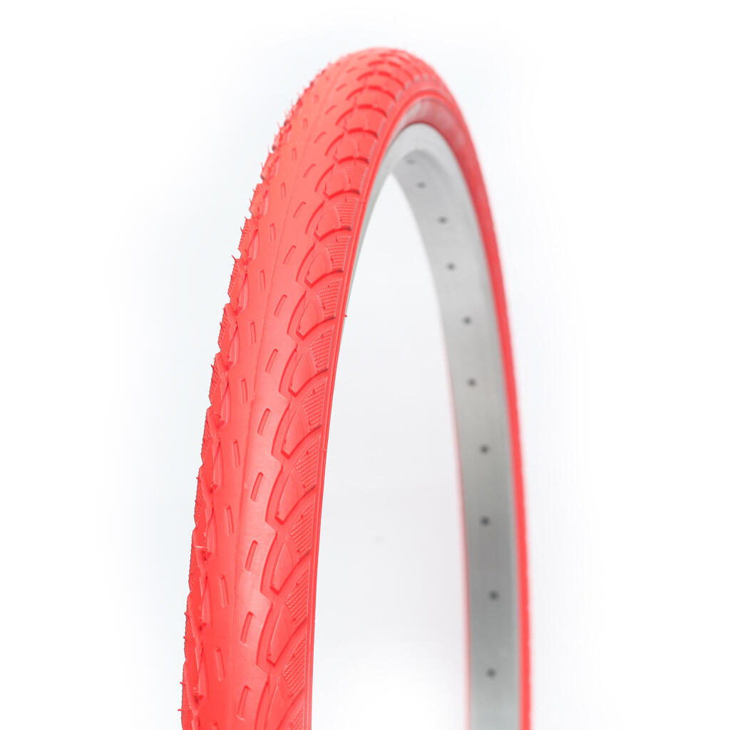 DELI TIRE bicycle tyre SA‑206 26x1.75 – Red