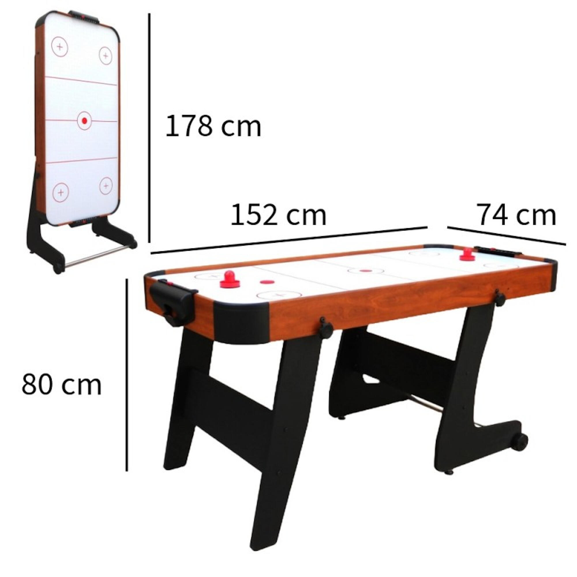 Mesa Air Hockey Moxen COLD INFERNO Plegable - 157x74x80 cm. 2/3