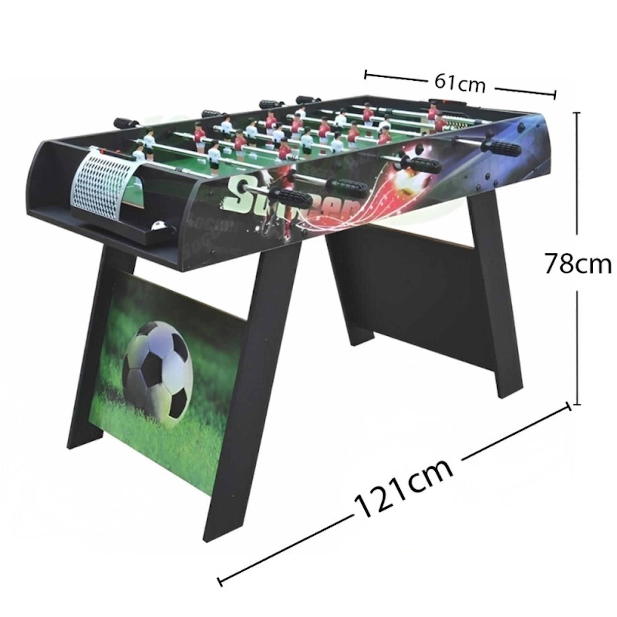 Futbolín Infantil  Moxen INVICTUS - 121x61x81 cm 2/3