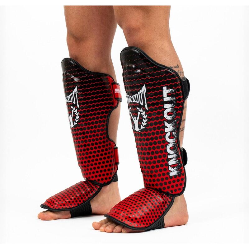 Tibiere Kickbox Knockout Duble M / Rosu