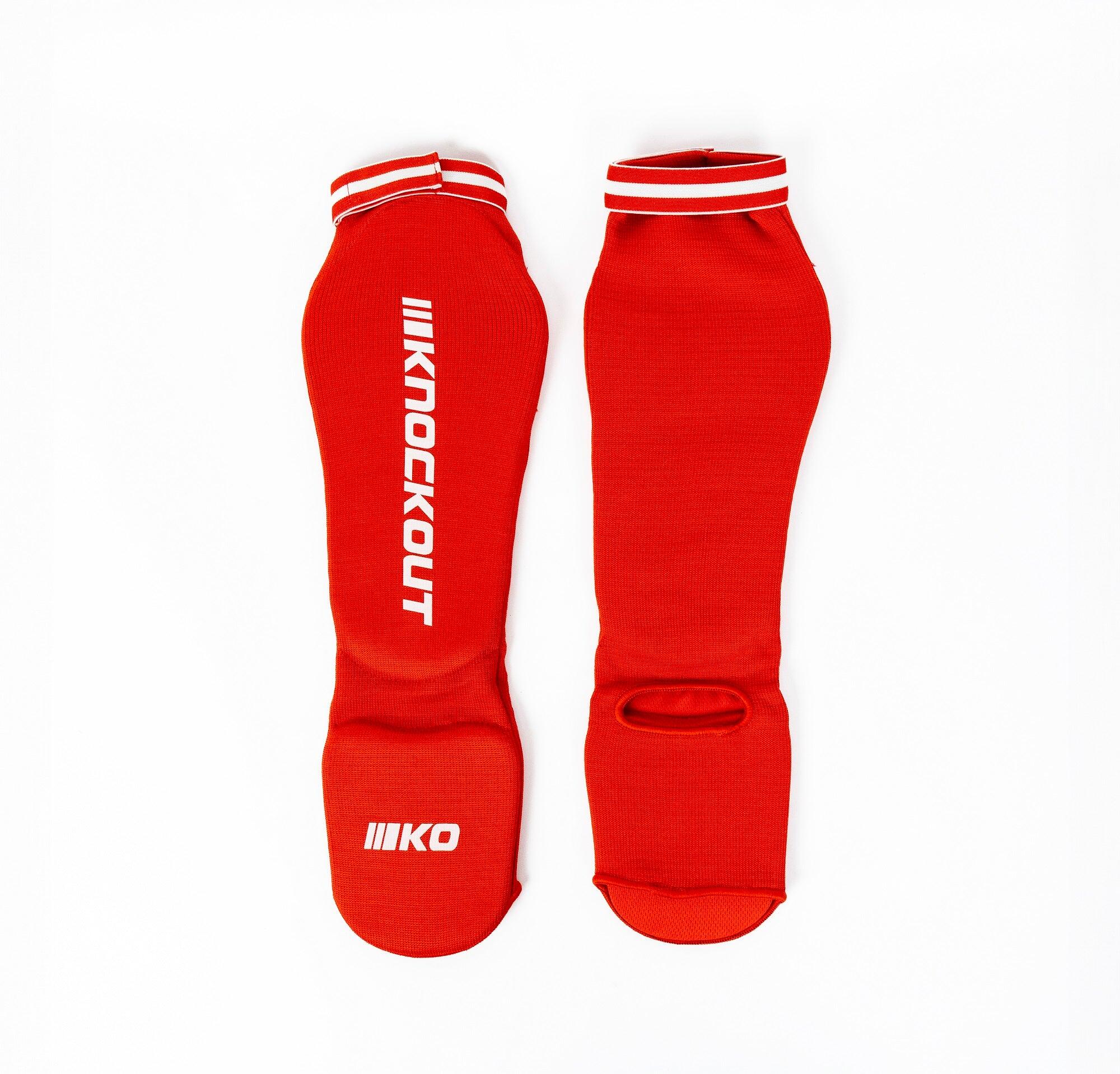 Tibiere Kickbox Knockout Ciorap V2 S/M / Rosu KNOCKOUT | Decathlon