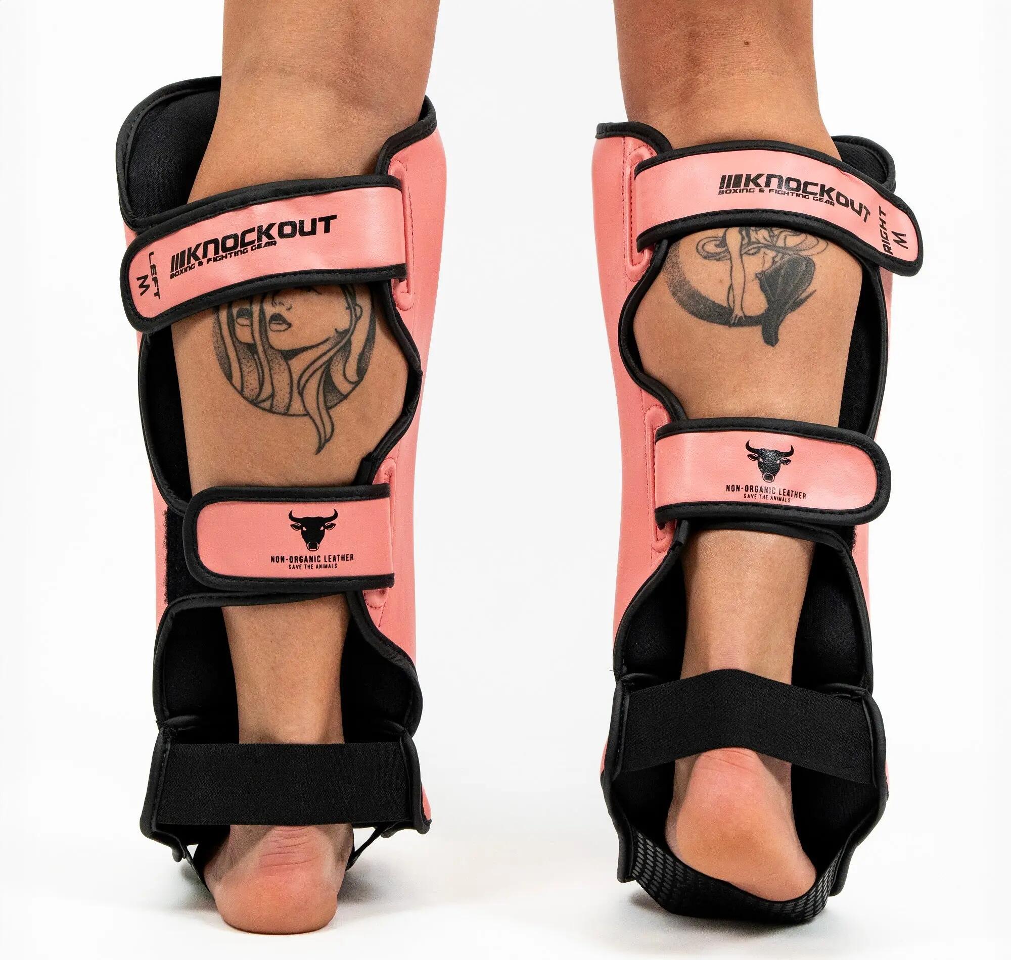 Kickbox sípcsontvédő Kicker Pink 2/3