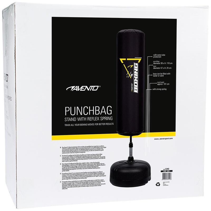 Sac box gonflabil Avento Reflex, Negru, uni