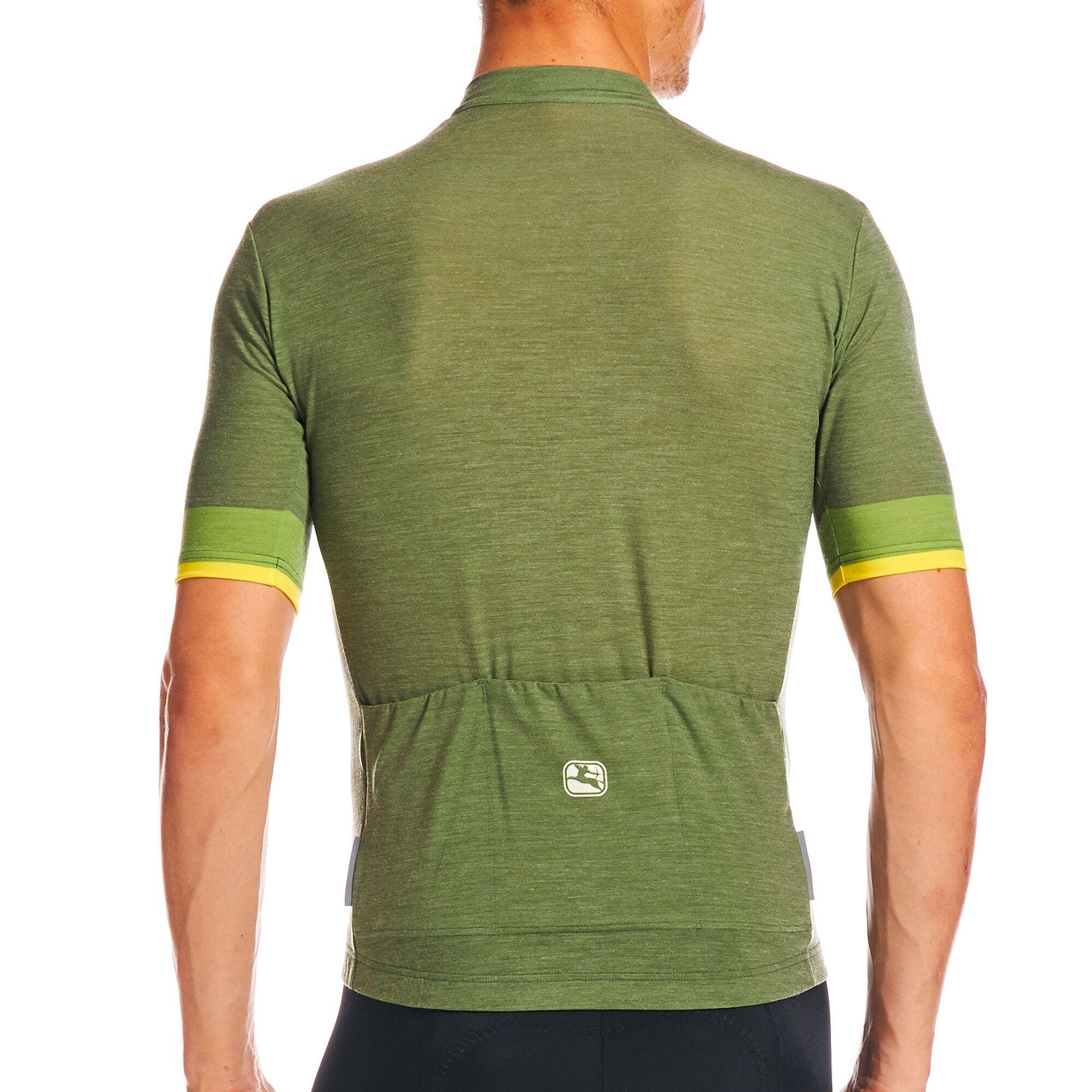 GIORDANA Giordana Wool S/S Jersey - Green
