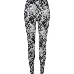 Dames Zachte Verkleurde Legging (Zwart)