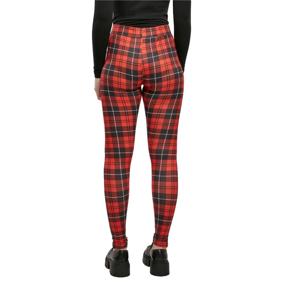 Damskie Legginsy W Delikatną Kratkę