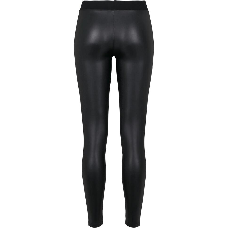 Legginsy Damskie Ze Skóry Ekologicznej Tkanina Techniczna