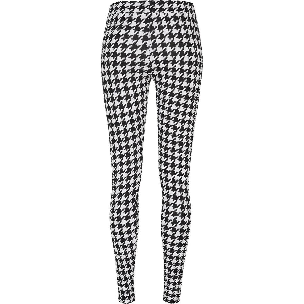 Damskie Miękkie Legginsy W Pepitkę