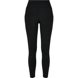 Legging Motif/style Rayure Brillante Femme (Noir)