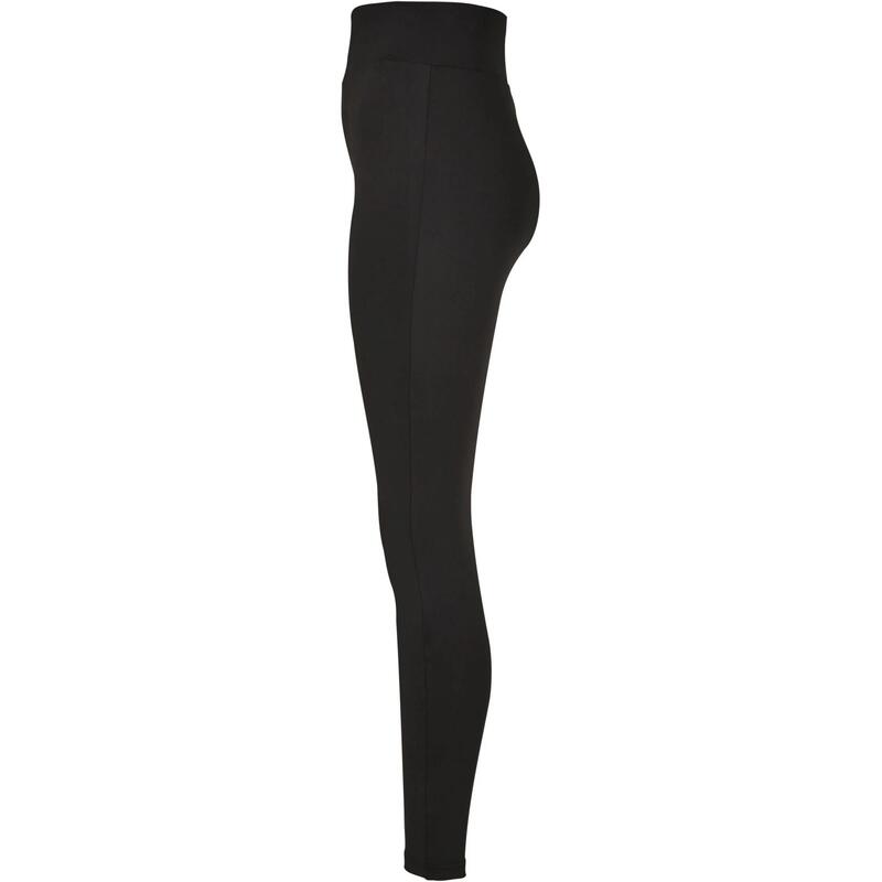 Dames hoge taille legging (Zwart)