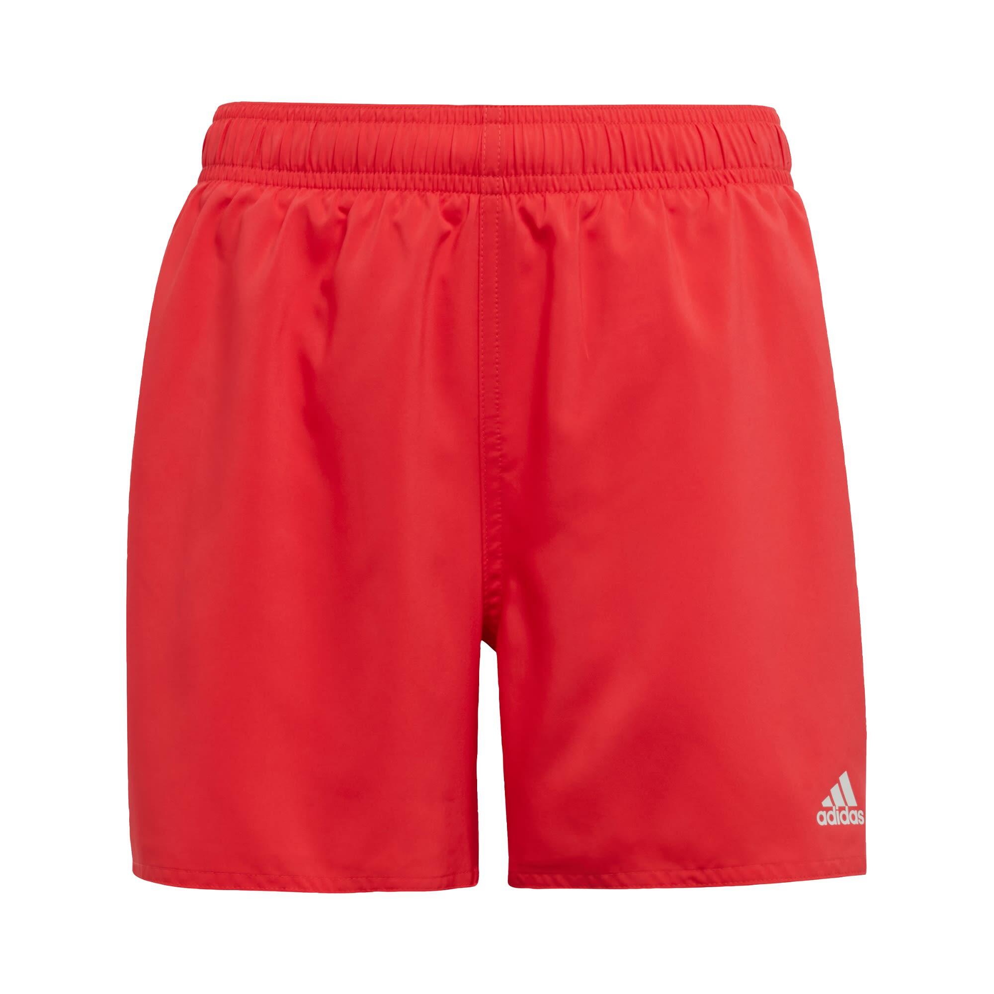 Adidas - Short De Bain Réactif À L'Eau Enfants - Bas De Maillot De Bain - Blanc|rouge - 15-16 Ans - Decathlon