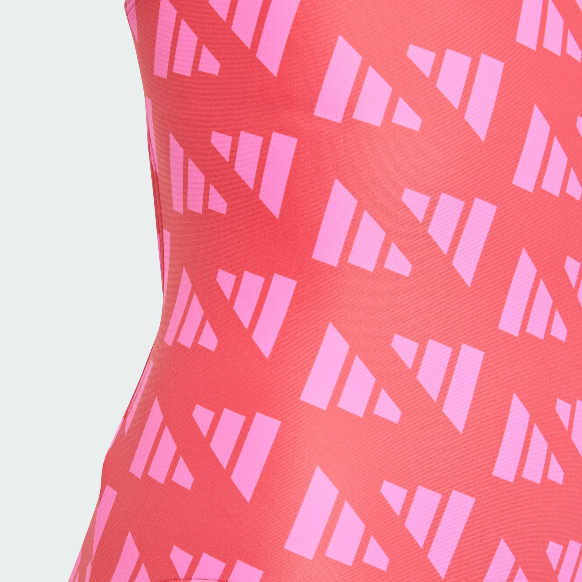 Logo Graphic V-Back Swimsuit Kids 3/5