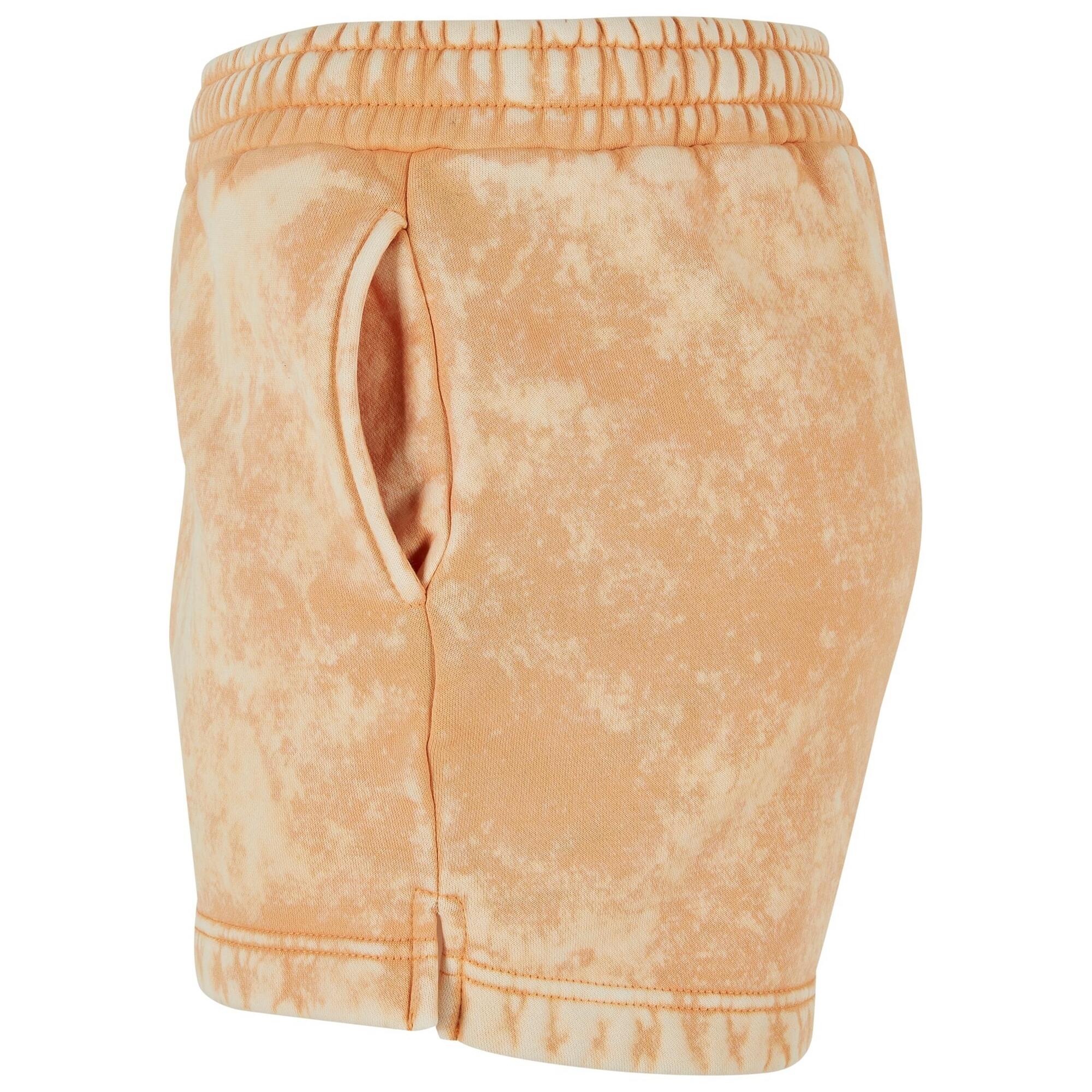 Pantaloncini Sportivi Lavato Donna Urban Classics Arancione Pallido 3/3