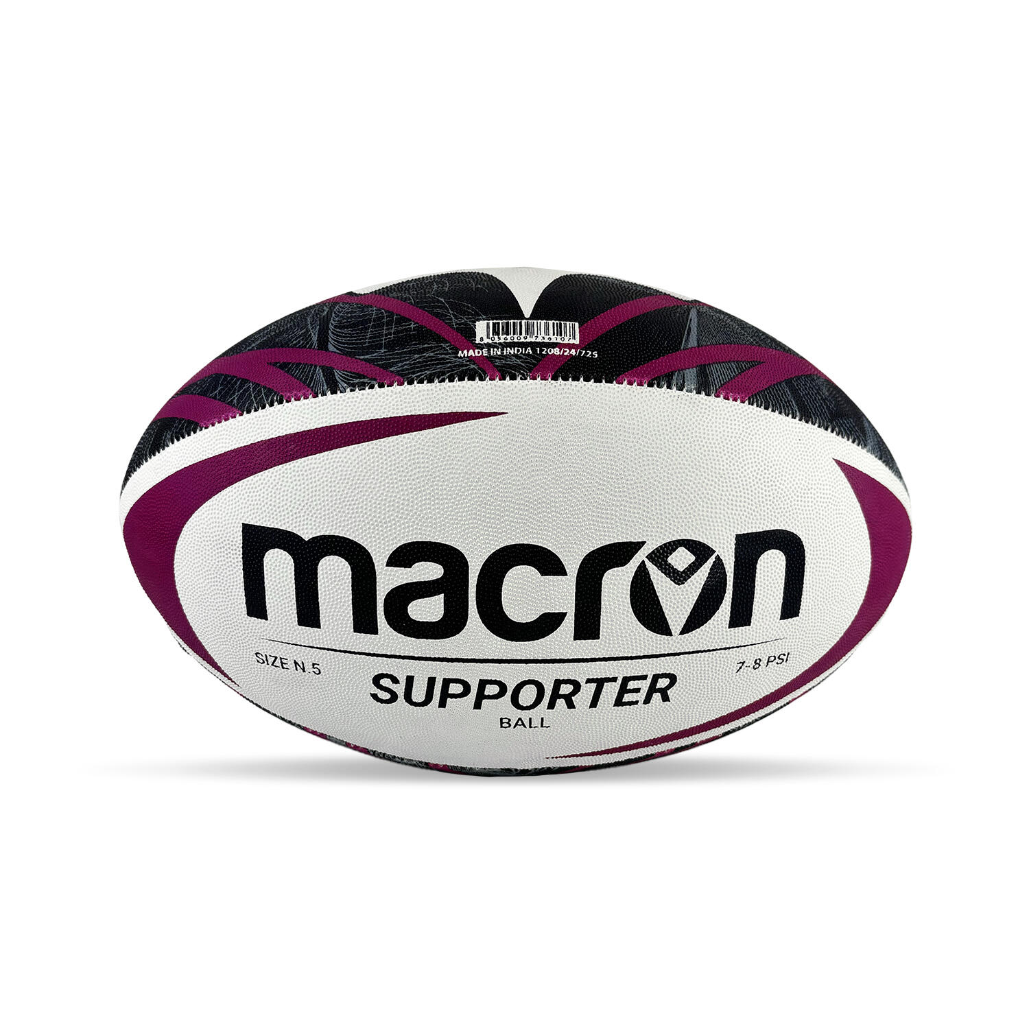 Macron Ospreys M24/25 Midi Supporter Rugby Ball 4/7