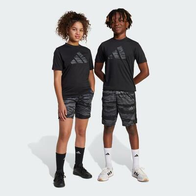 Train essentials camo print short kids