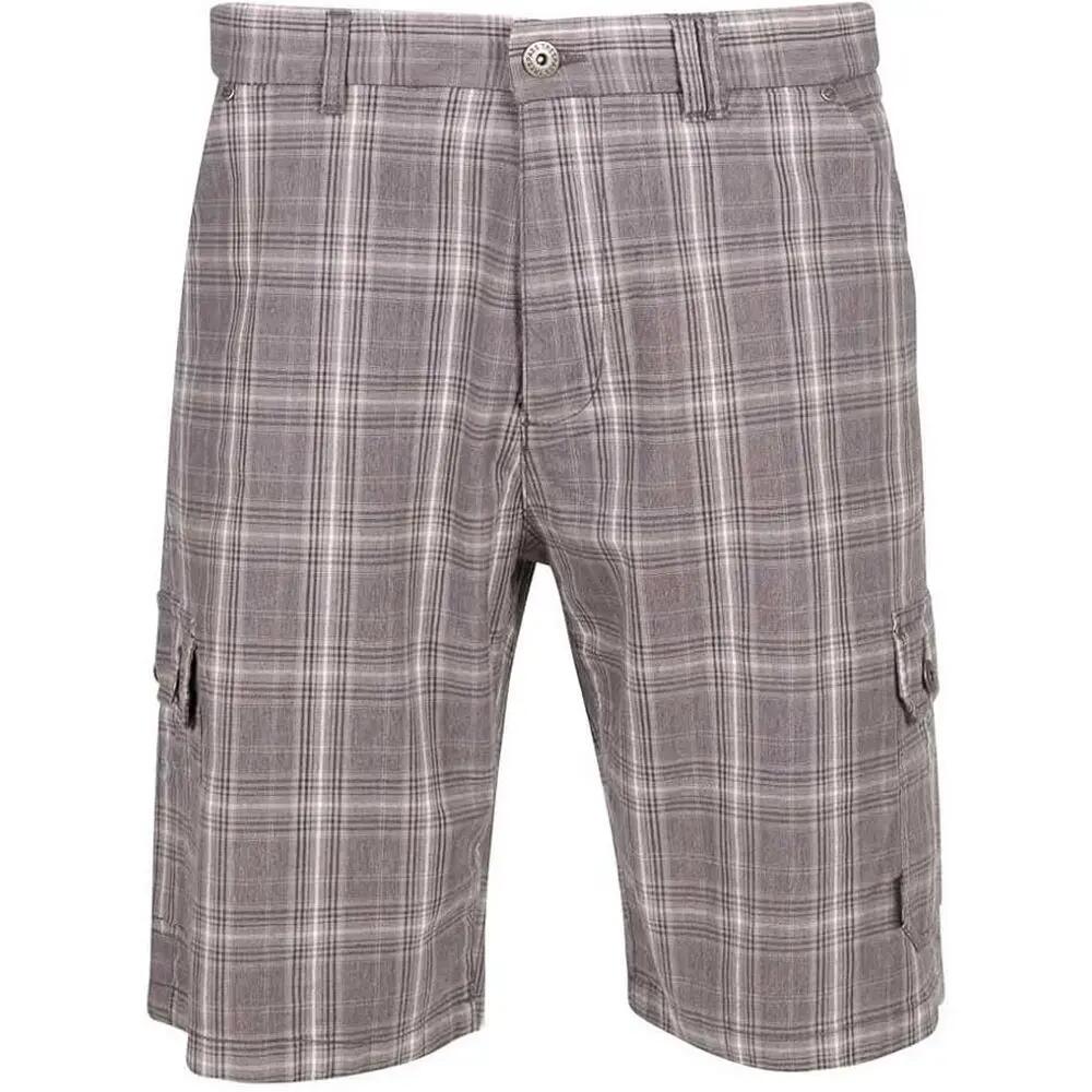 Mens Earwig Cargo Shorts (Storm Grey Check)