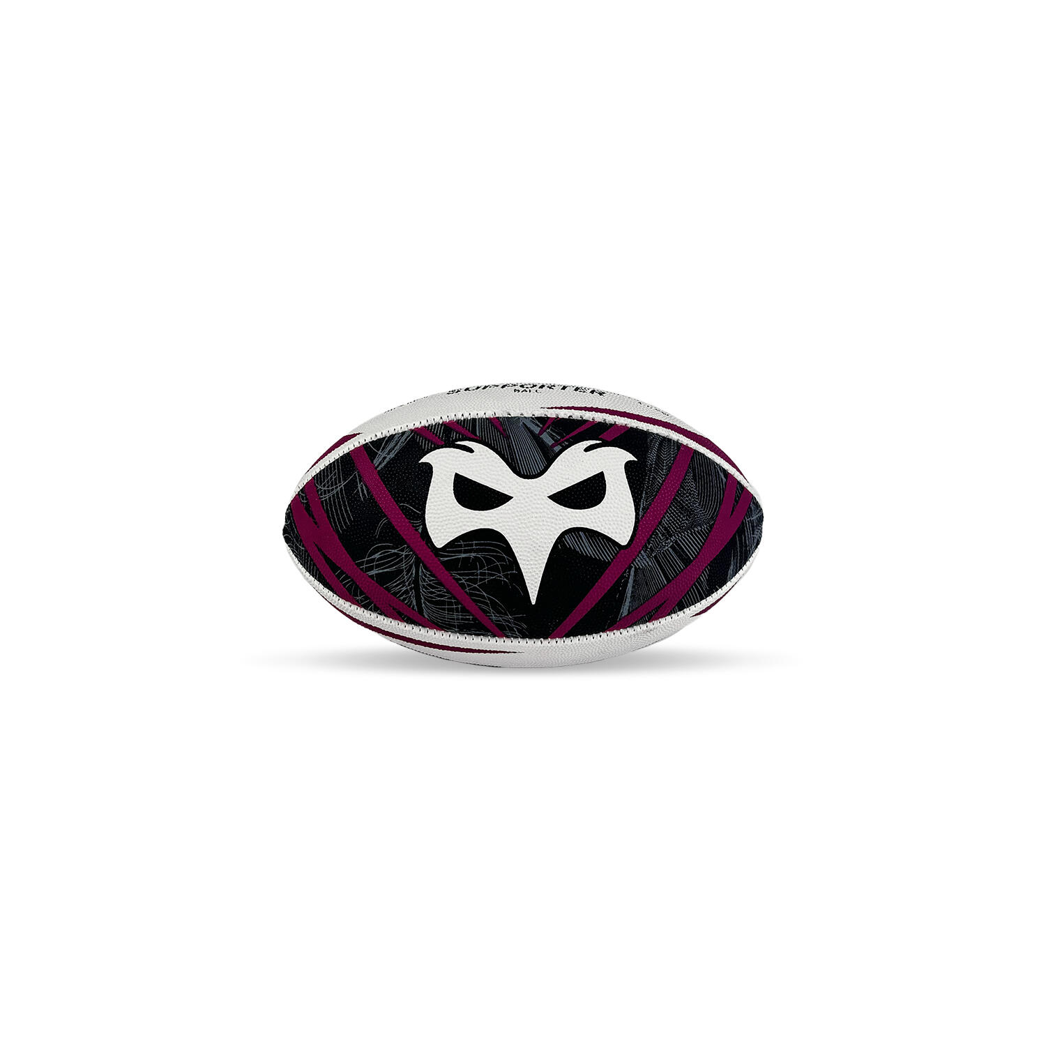 Macron Ospreys M24/25 Midi Supporter Rugby Ball 7/7