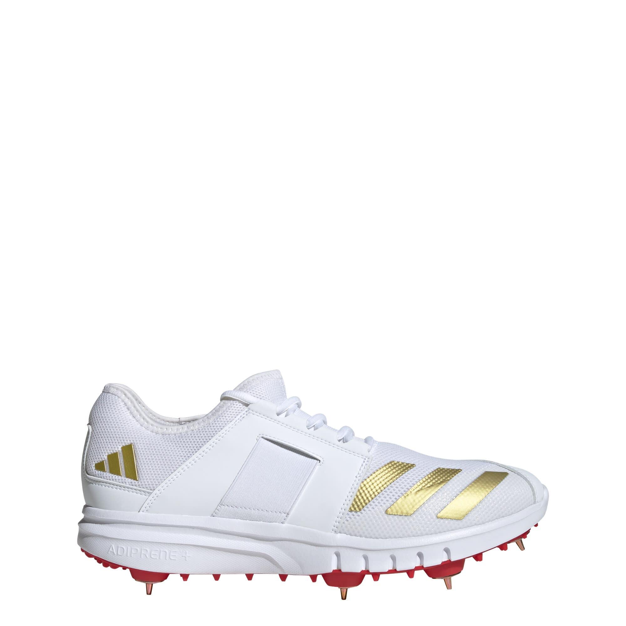 Adidas - Chaussure Howzat Spike 20 - Chaussures De Sport - Blanc|jaune|rouge - 42 - Decathlon