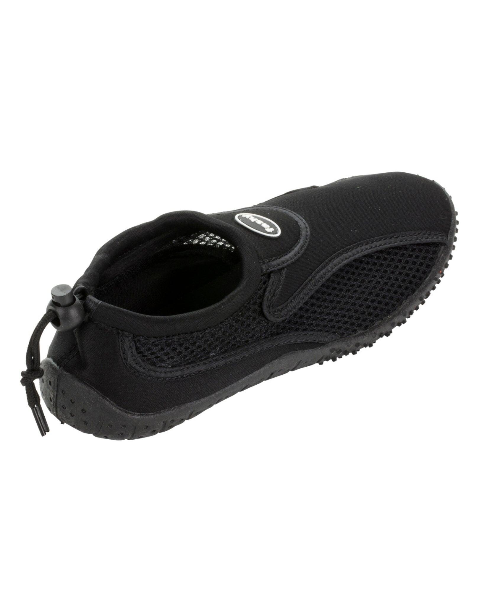 Damen - Aqua-Schuhe - Barfußgefühl, Kordelzug - Cubagua schwarz 4/5