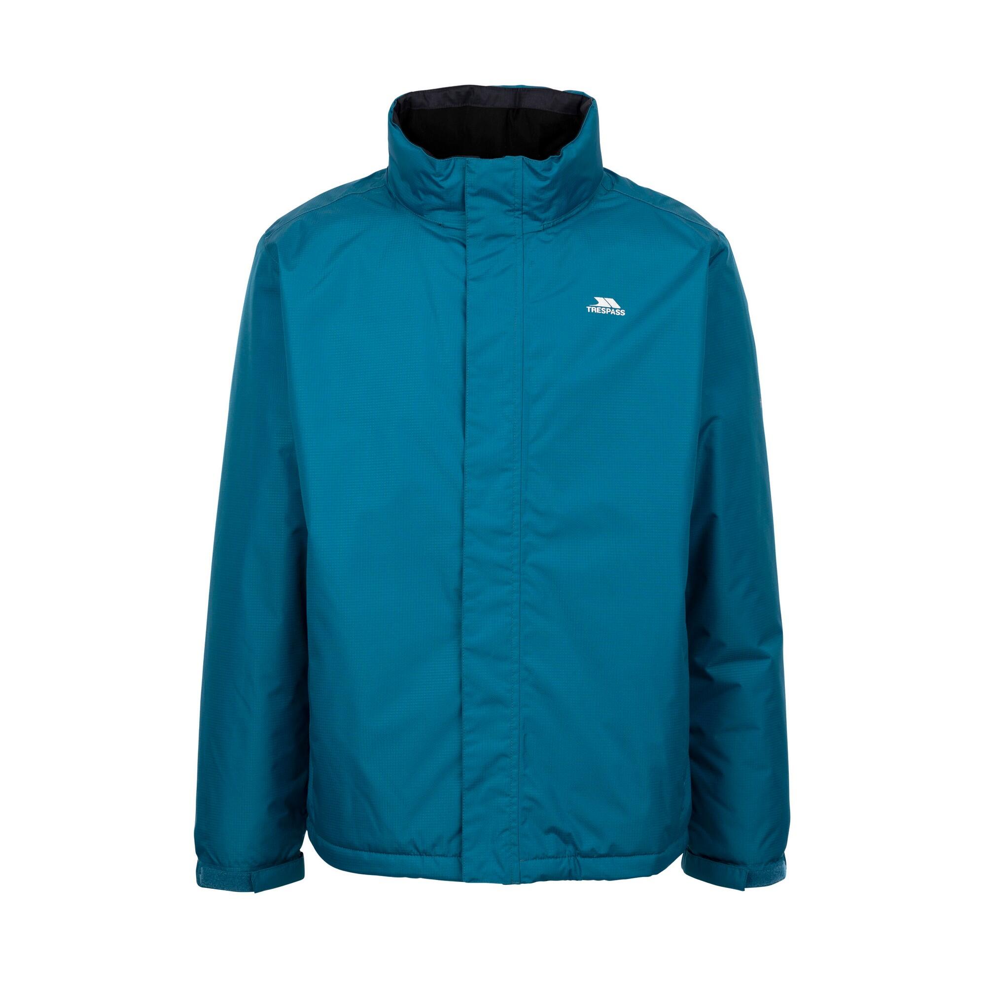 TRESPASS Mens Farmcott TP75 Padded Jacket (Bondi Blue)