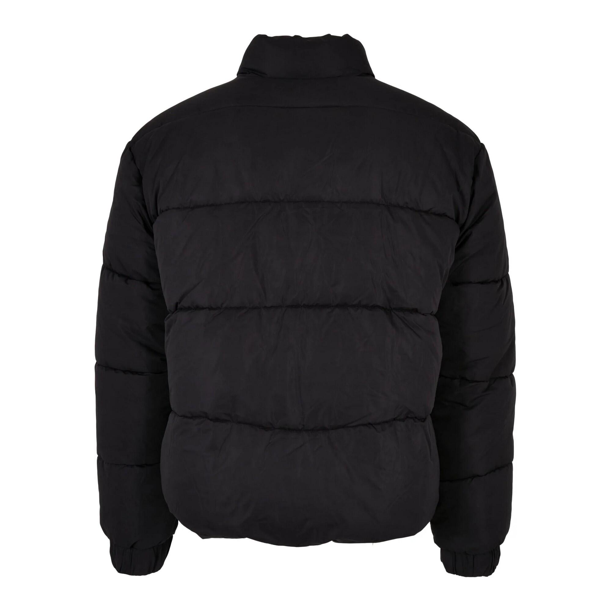 Giacca Imbottita Ritagliata Uomo Urban Classics Nero 2/2