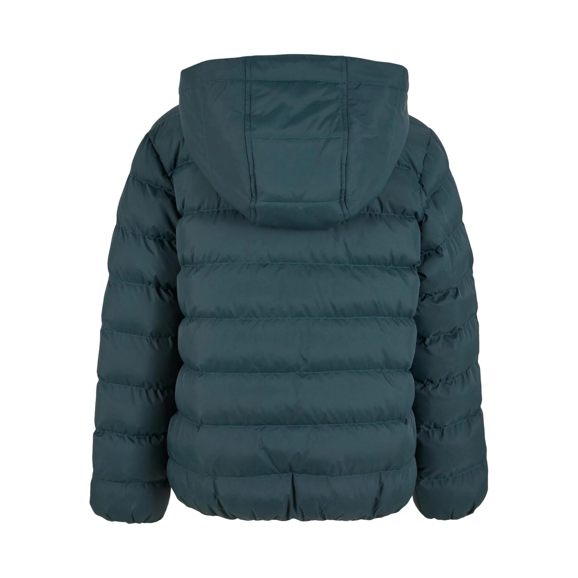 Giacca Imbottita Ragazzi Urban Classics Basic Verde Bottiglia 2/4