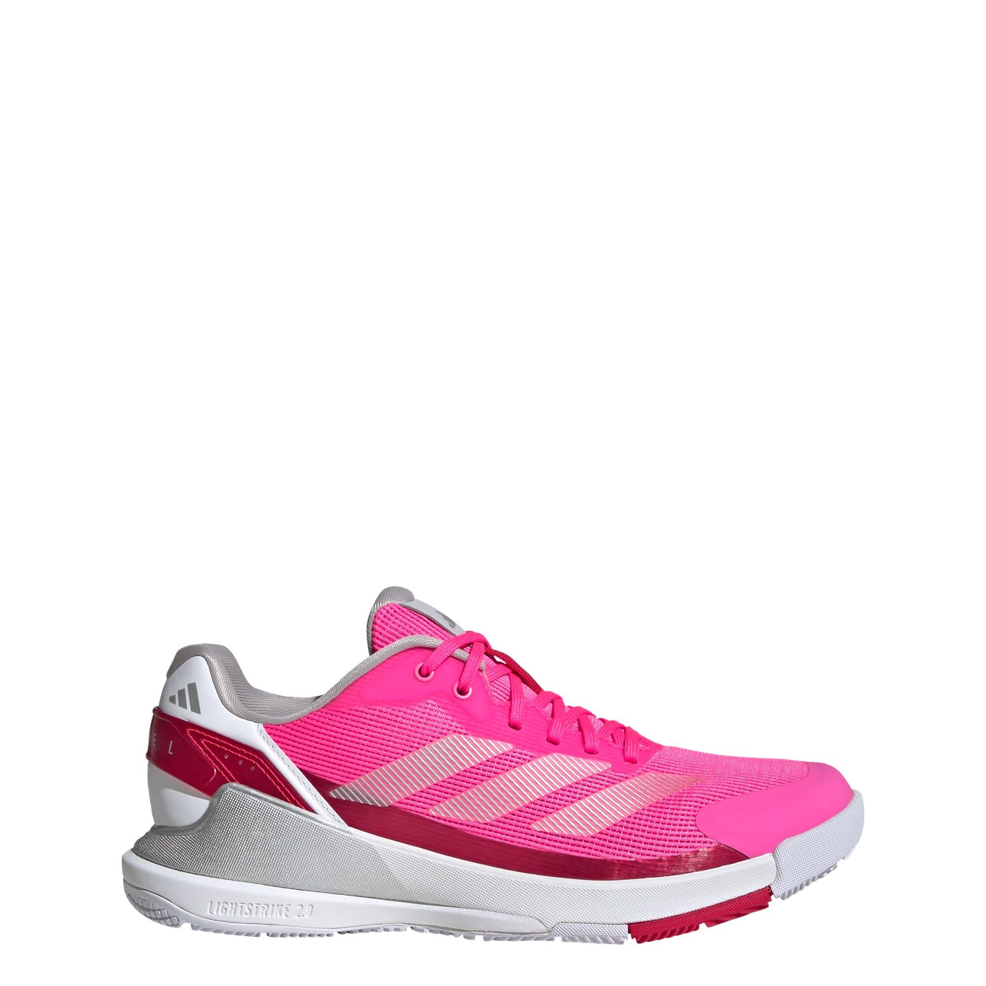 Adidas - Chaussure De Padel Crazyquick Lightstrike - Chaussures De Sport - Gris|rose|rouge - 40,5 - Decathlon
