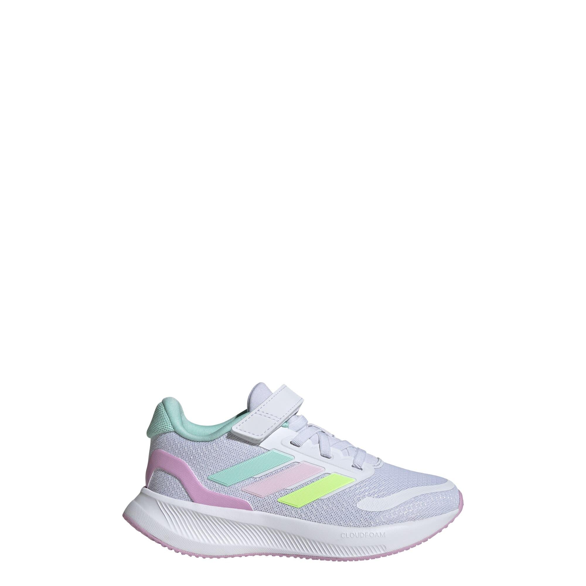 Adidas - Chaussure Runfalcon 5 Enfants - Chaussures De Sport - Blanc|rose|vert - Decathlon