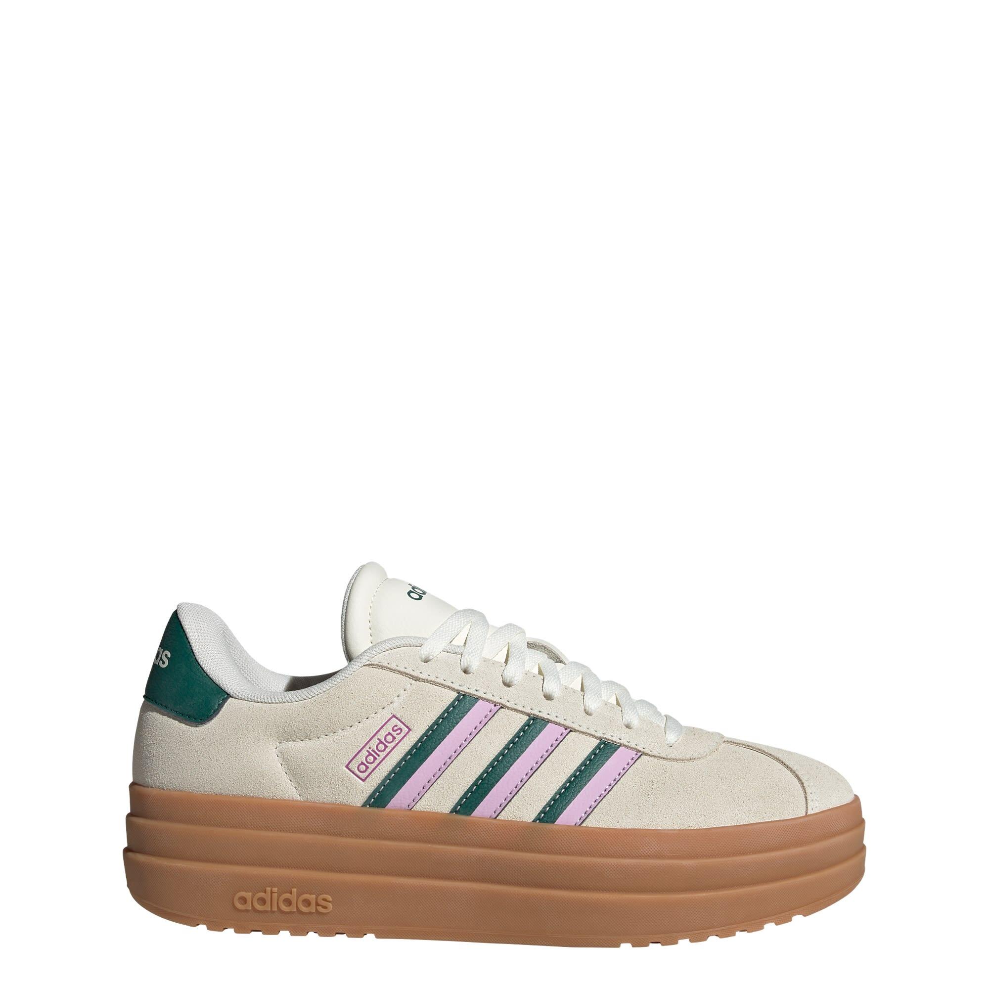 Adidas - Chaussure Vl Court Bold - Chaussures De Sport - Blanc|rose|vert - 36 - Decathlon