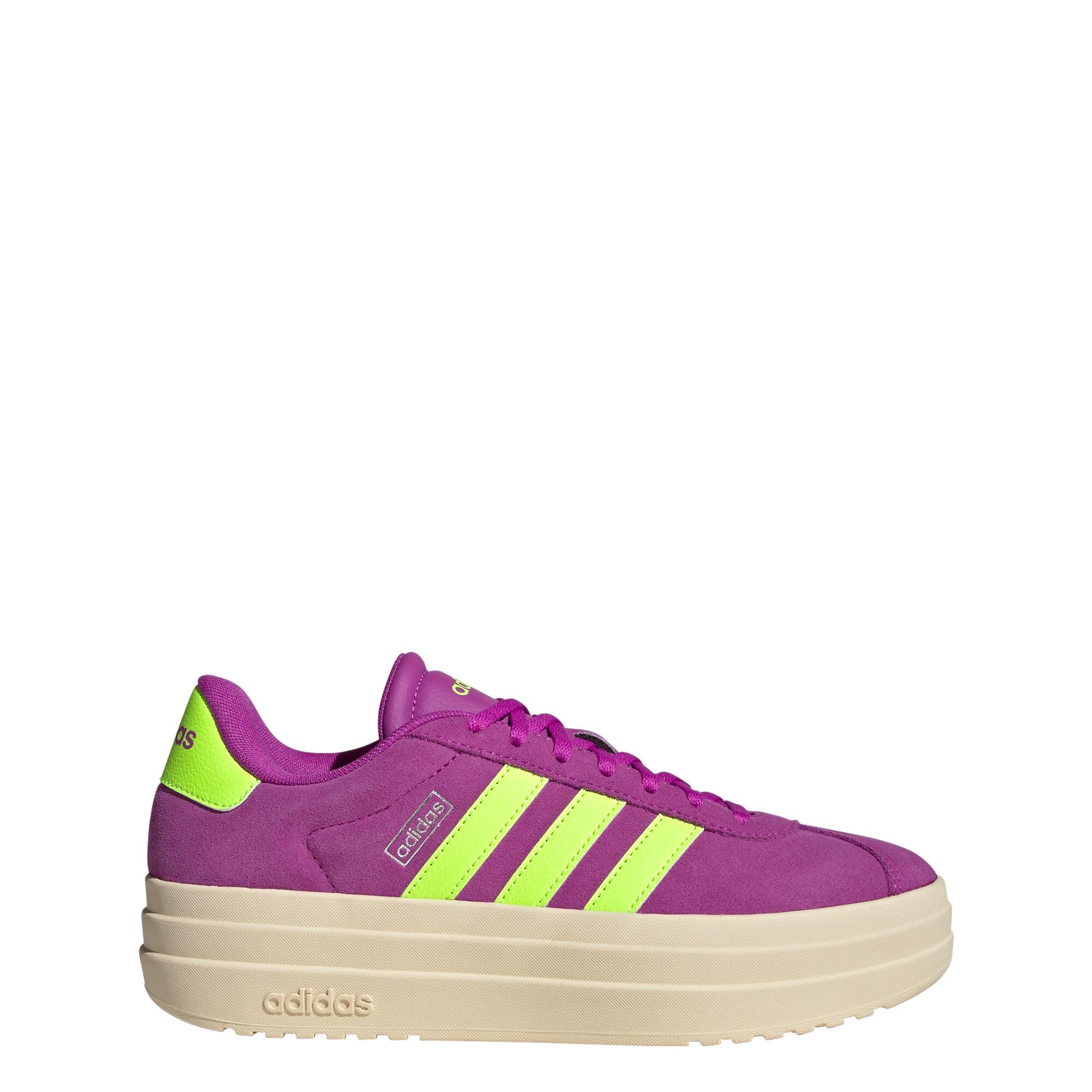 Adidas - Chaussure Vl Court Bold - Chaussures De Sport - Gris|jaune|rose - 37 - Decathlon