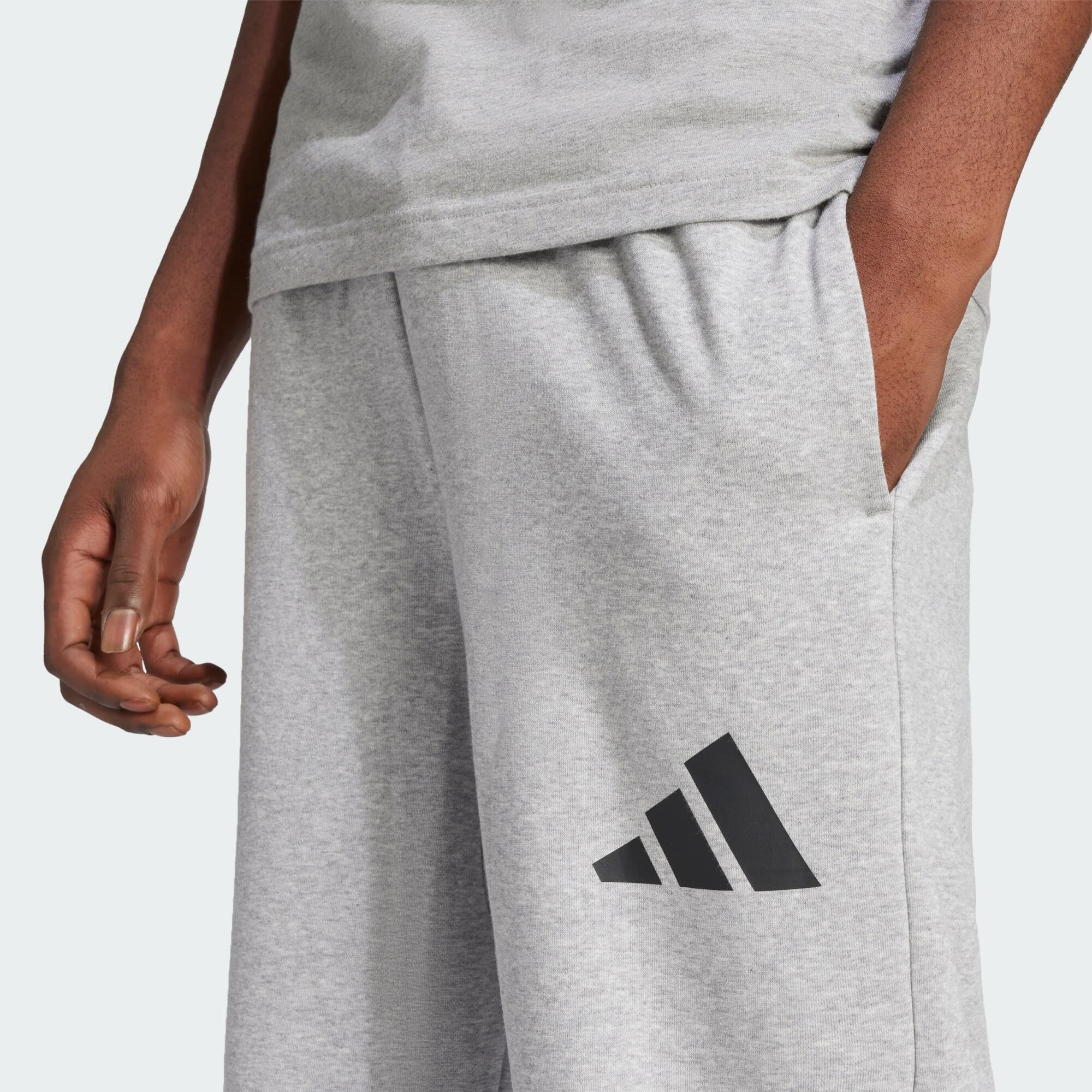 Essentials Wide Leg 3 Bar Logo Broek 4/5
