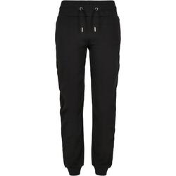 Dames Organic Joggingbroek met hoge taille (Zwart)