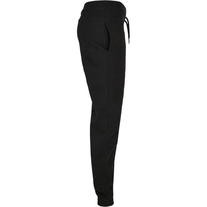 Dames Organic Joggingbroek met hoge taille (Zwart)