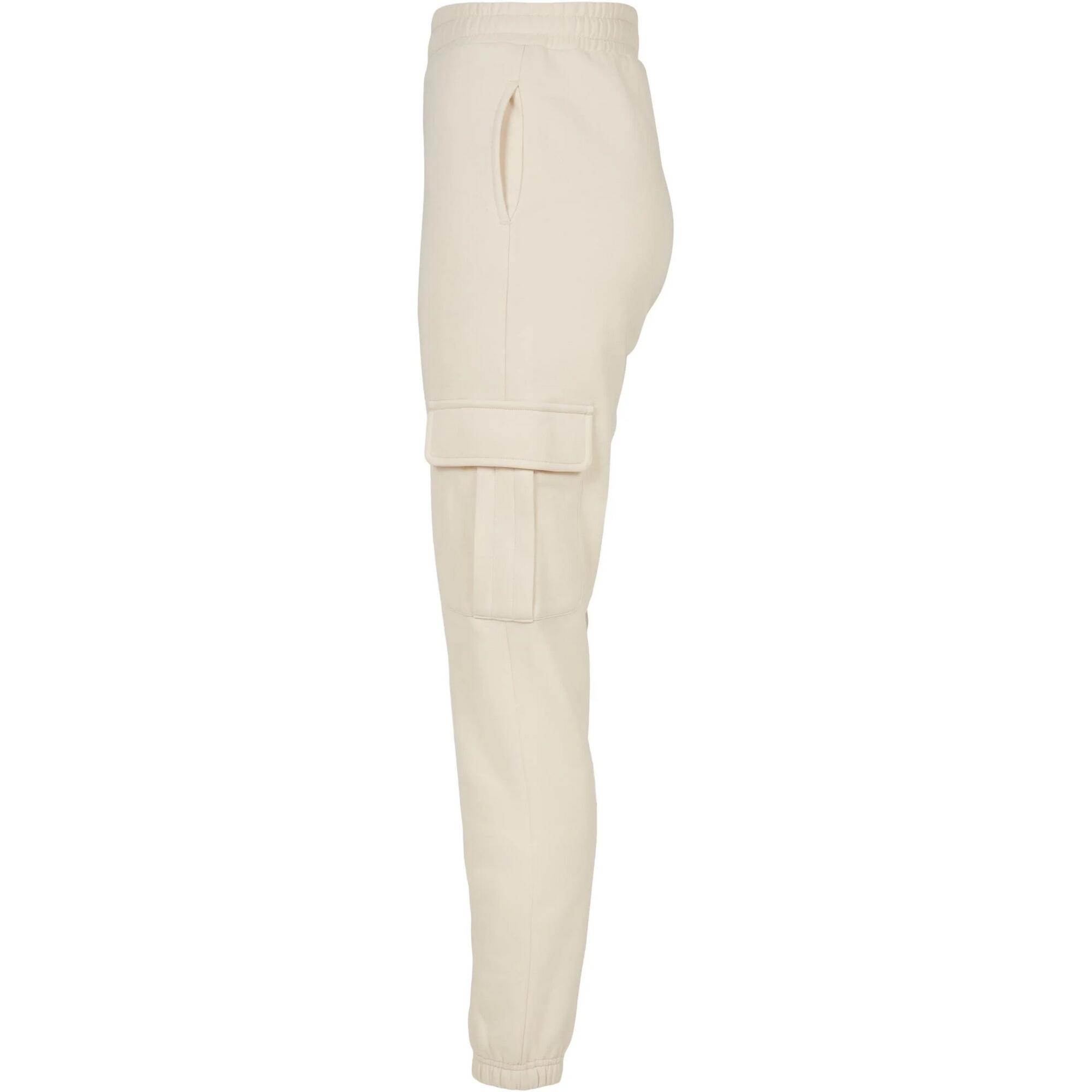 Pantaloni Cargo Vita Alta Donna Urban Classics Sabbia Bianca 3/3