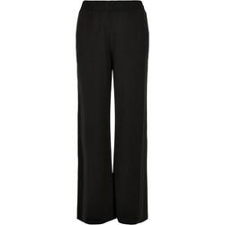 Dames Modal Yoga Broek met Wijde Pijpen (Zwart)