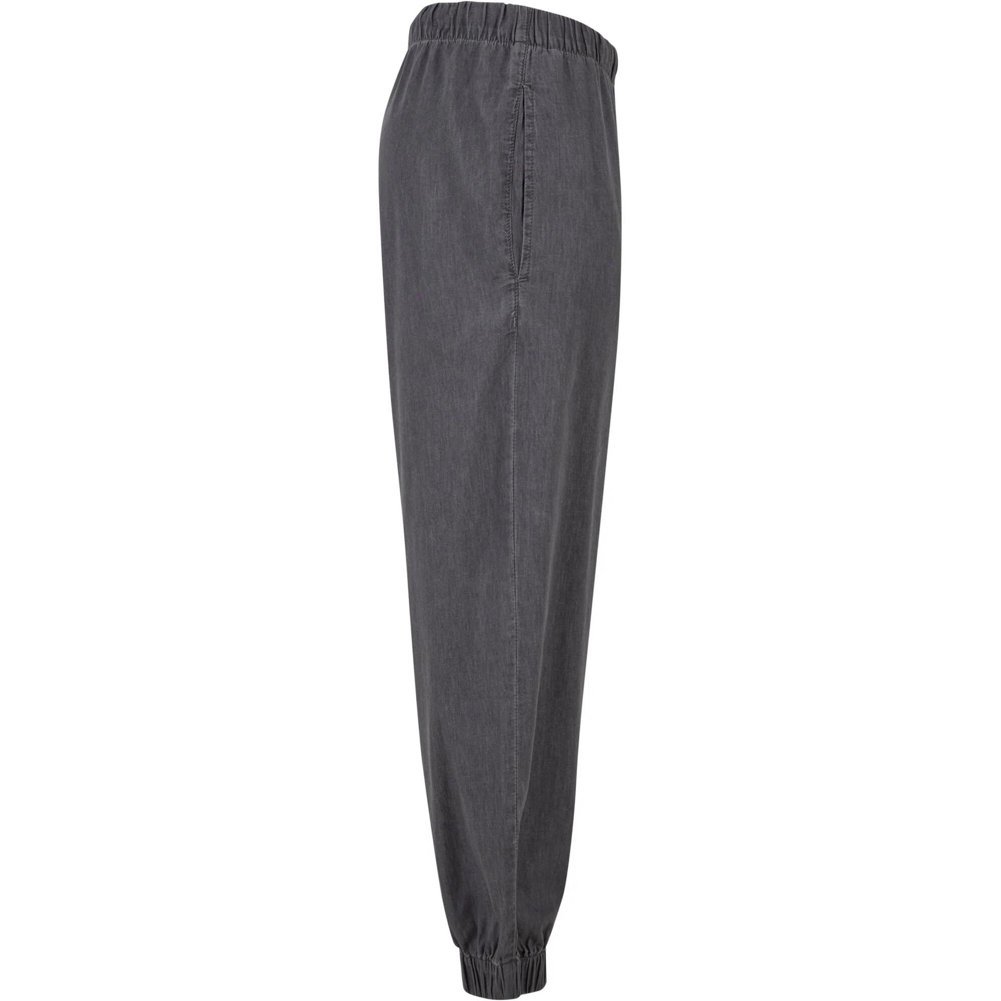 Pantaloni Da Jogging Leggera Donna Urban Classics Grigio Medio 4/4