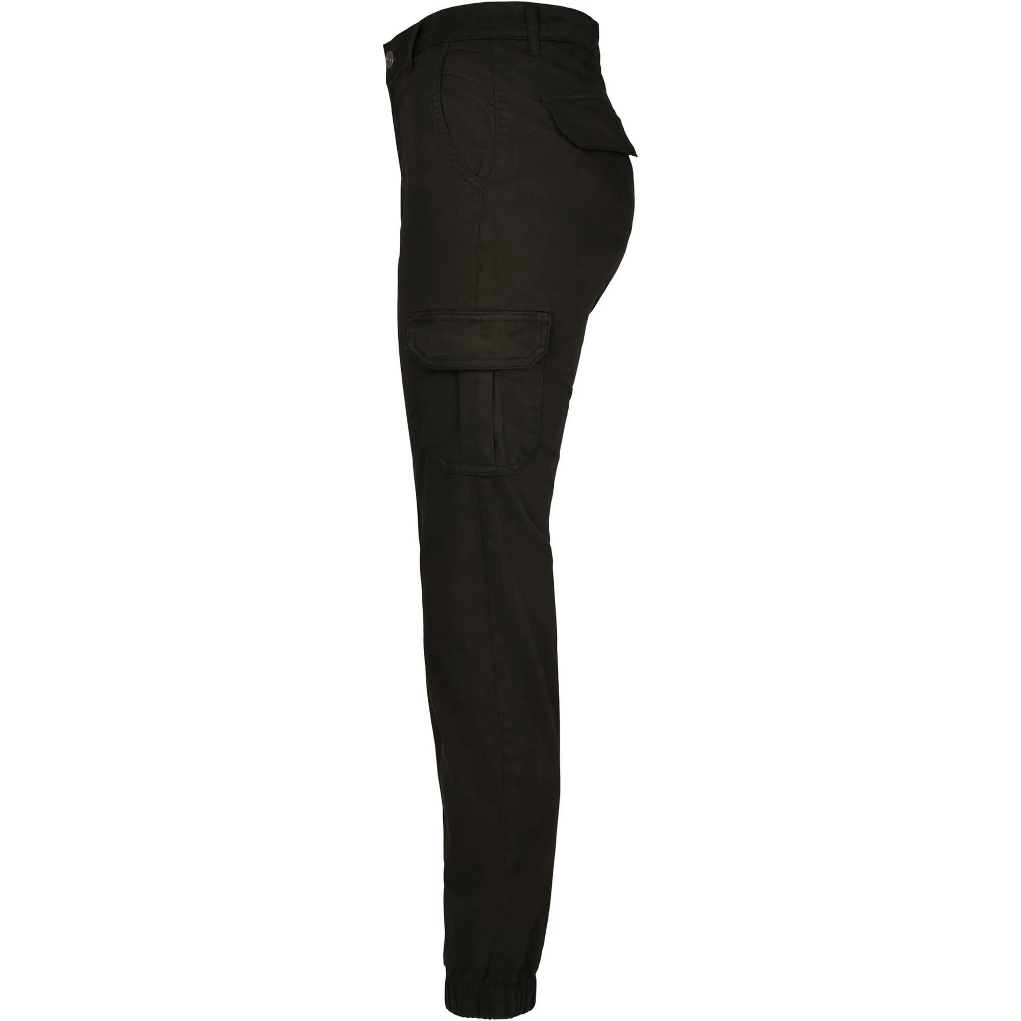 Pantaloni Cargo Vita Alta Donna Urban Classics Nero 3/3
