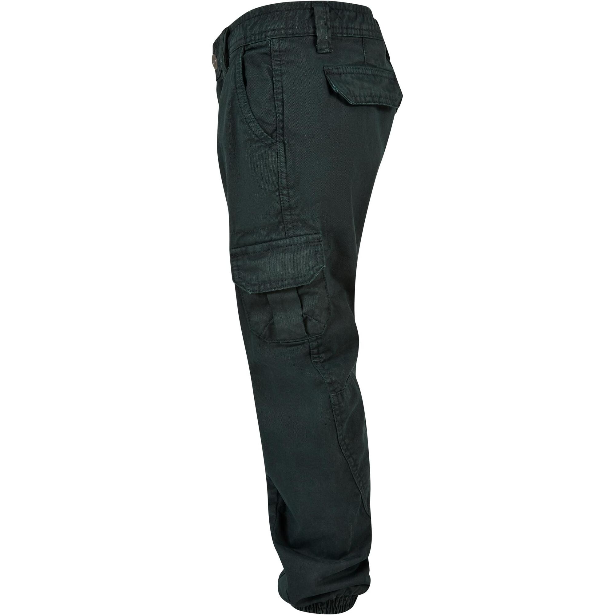 Pantaloni Jogging Cargo Ragazzi Urban Classics Verde Bottiglia 3/3