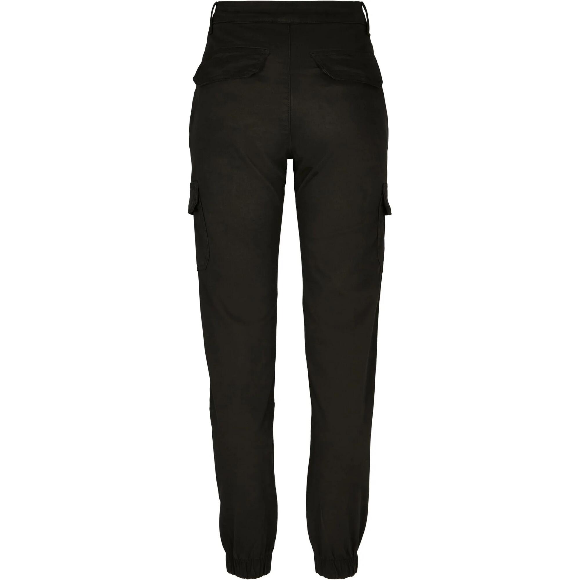 Pantaloni Cargo Vita Alta Donna Urban Classics Nero 2/3