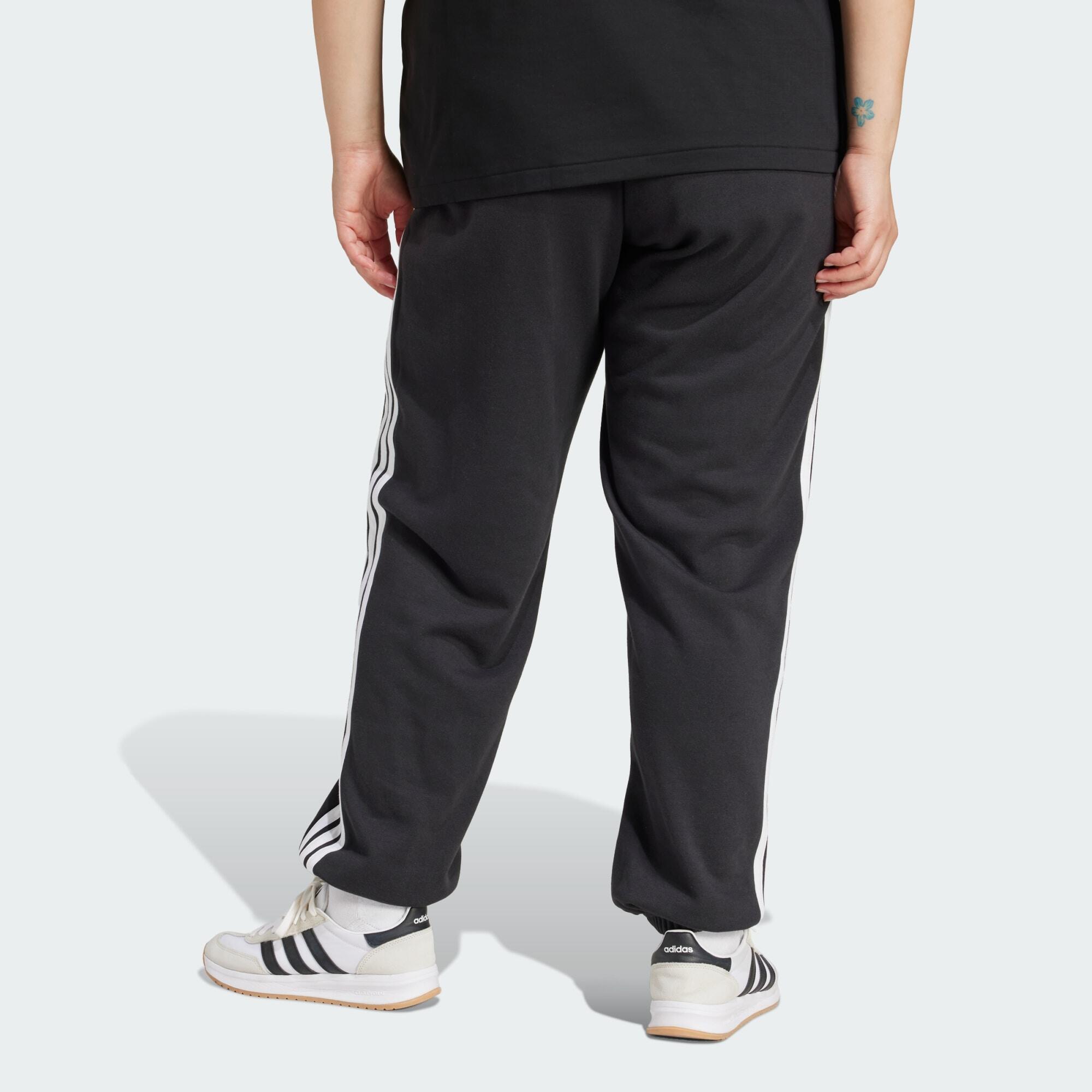Pantaloni Essentials 3-Stripes French Terry Cuffed 3/5