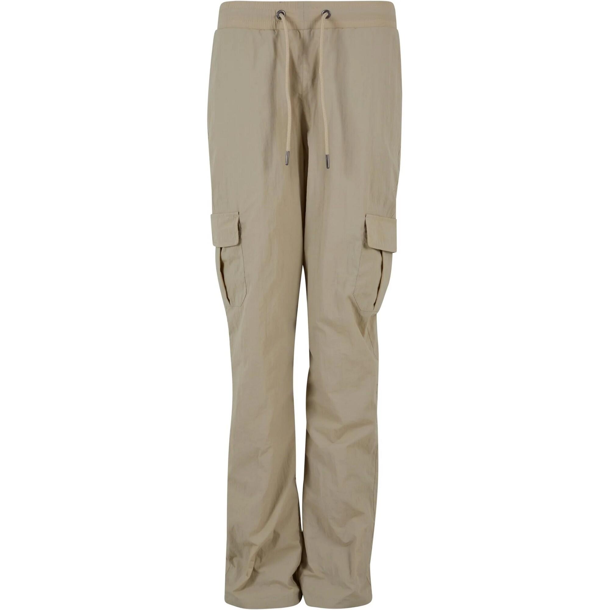 Calças Cargo de nylon para senhora/senhora Concreto