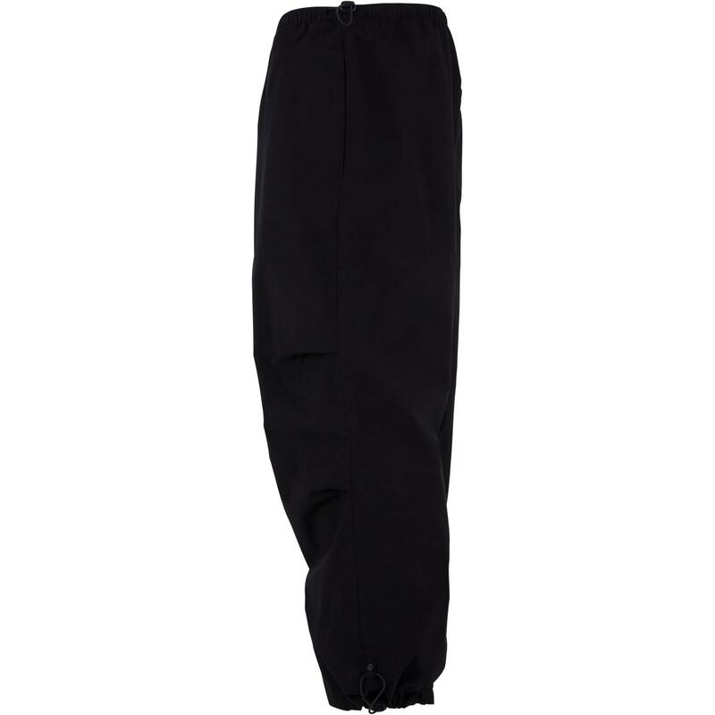 Heren Poplin Parachute Broek (Zwart)