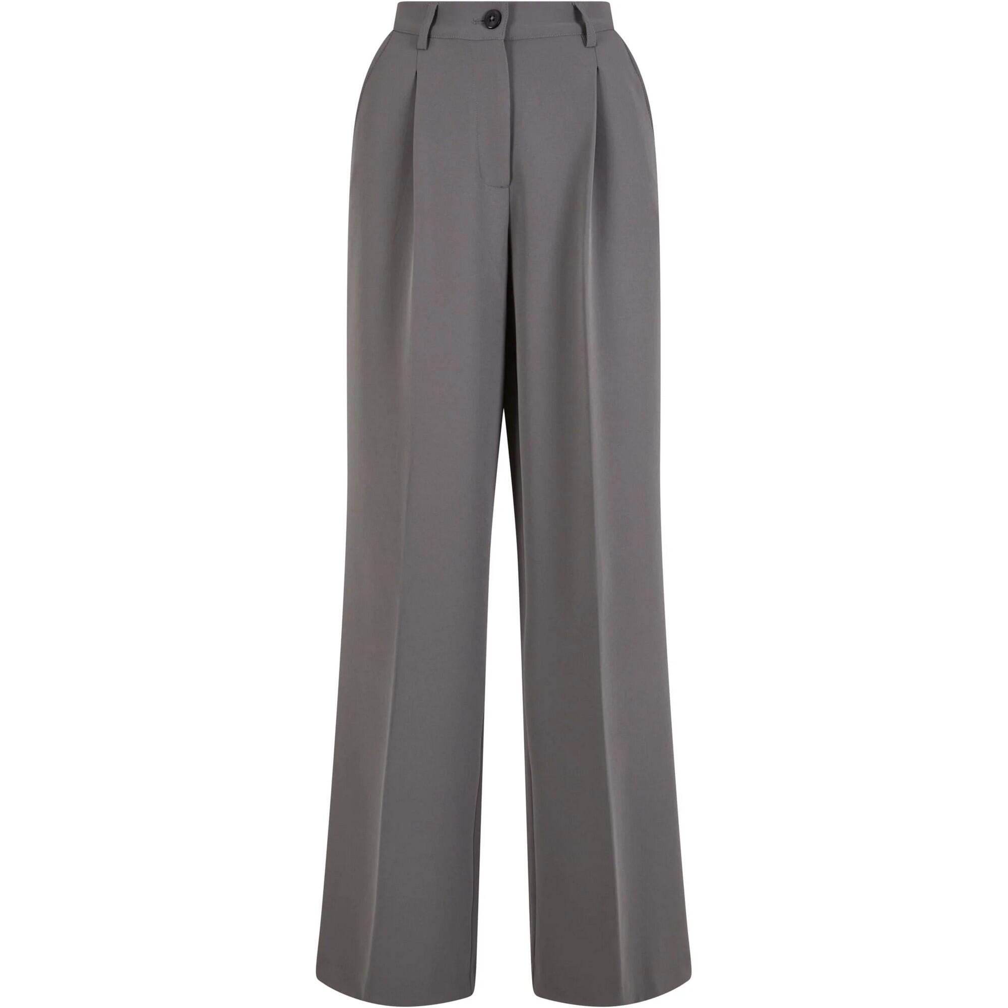 Damskie Spodnie Z Szerokimi Nogawkami