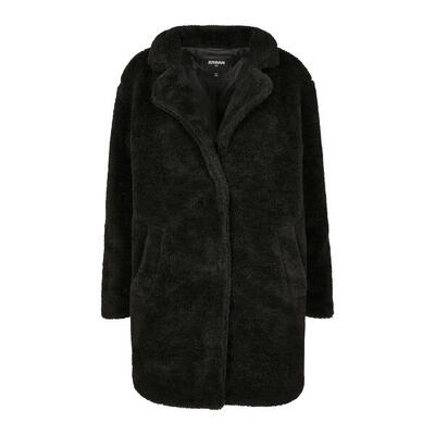 Dames sherpa oversized jas (zand)