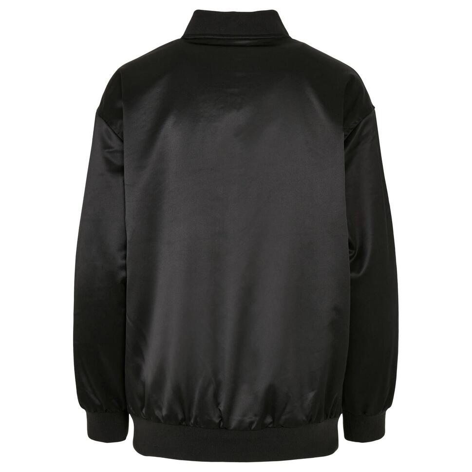 Kurtka Bomberka Damska Satynowa Oversize