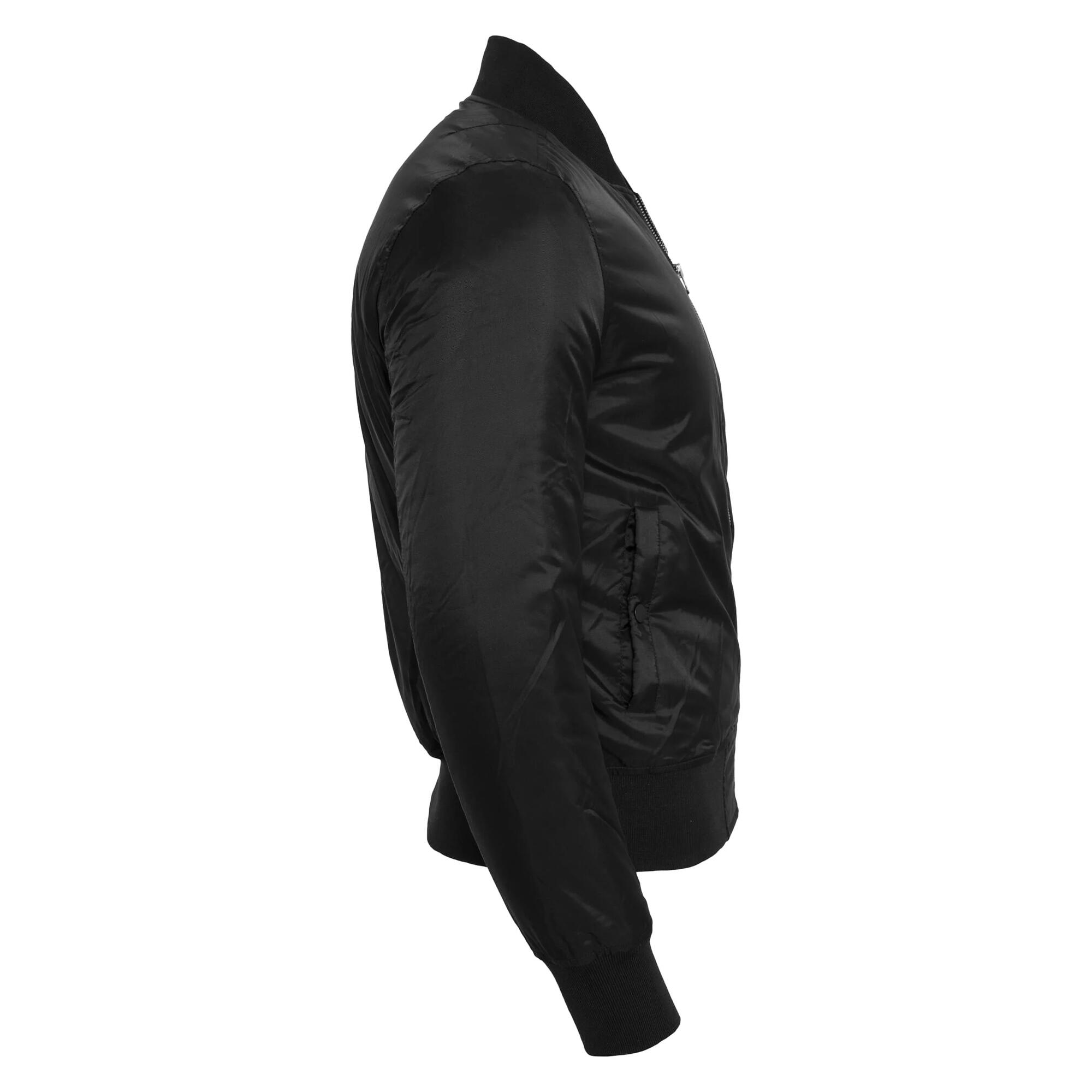 Bomber Uomo Urban Classics Basic Nero 3/4