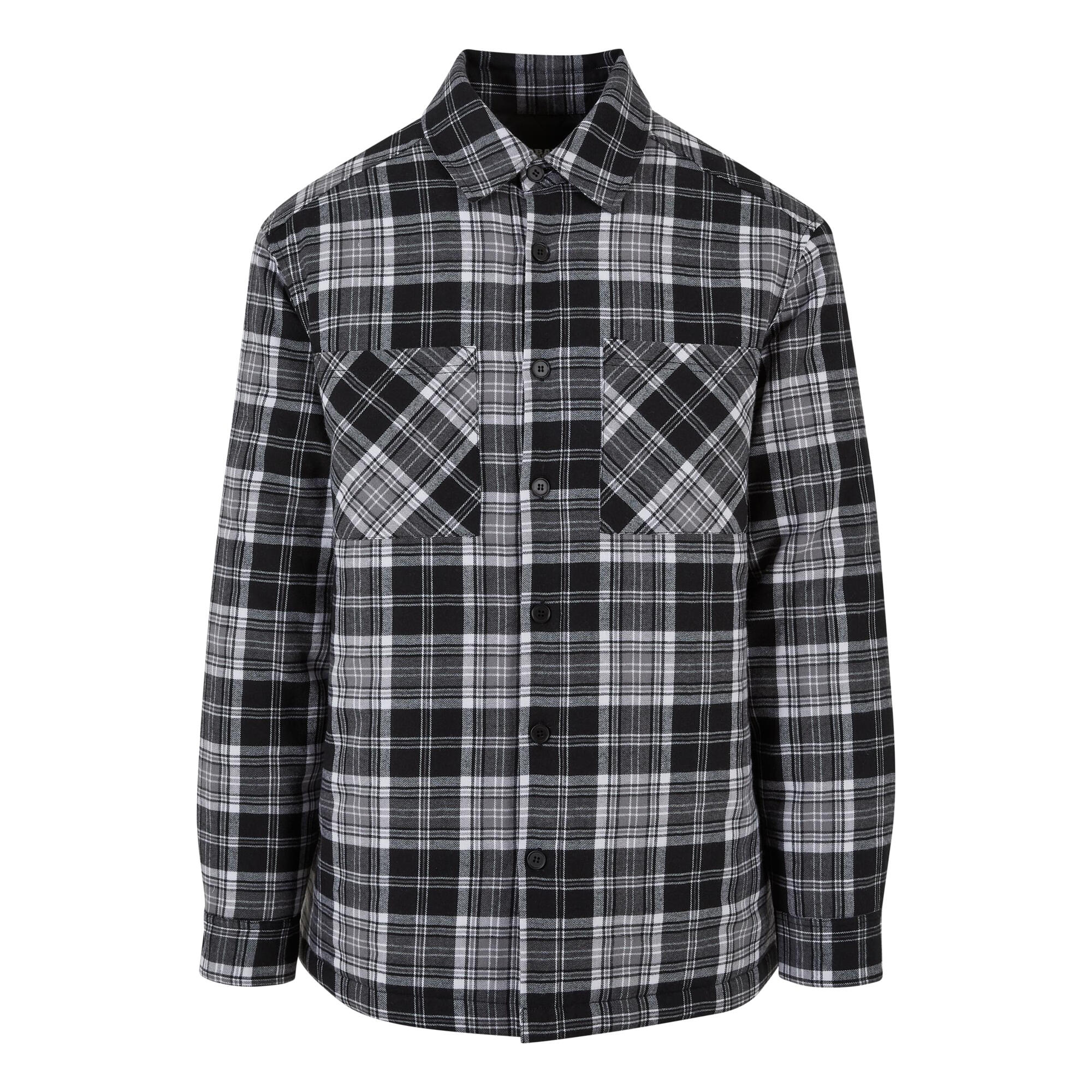 Urban Classics - Vestechemise Motif/style À Carreaux Homme (noir / Blanc) - Veste - Blanc|multicolore|noir - 38 S - Decathlon